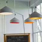 Lampada sospesa moderna In-es.artdesign Cyrcus Cemento verniciata Viadurini