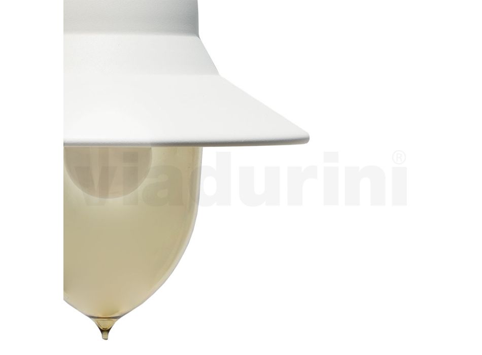Lampada Sospesa Vintage da Esterno in Alluminio Made in Italy - Cassandra Viadurini