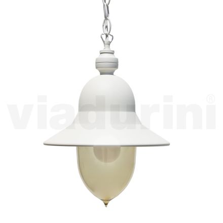 Lampada Sospesa Vintage da Esterno in Alluminio Made in Italy - Cassandra Viadurini
