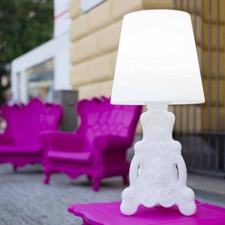 Lampada tavolo Slide Lady of Love di design luminosa made in Italy Viadurini