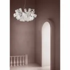 Lampadario Artigianale a 21 Luci in Vetro Veneziano, Made in Italy - Diamonique Viadurini