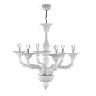 Lampadario Artigianale in Vetro Veneziano Soffiato Stile Classico - Vanity Viadurini