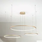 Lampadario con 2 o 3 Luci LED Roronde Orizzontali in Metallo Verniciato - Gelso Viadurini