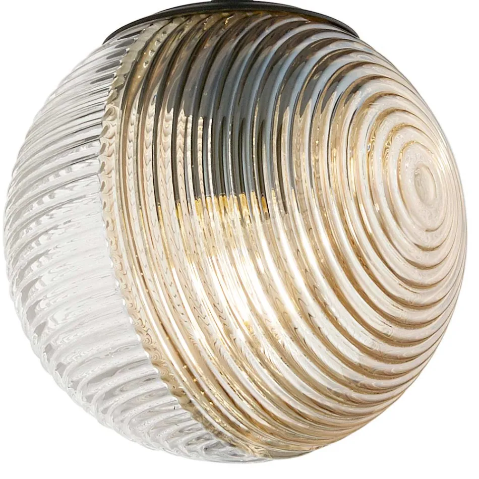 Lampadario con 3 Luci in Vetro Soffiato a Forma di Sfera Made in Italy - Prilla Viadurini