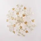 Lampadario con pendenti in cristallo per valorizzare spazi interni luminosi – Orchidea Viadurini