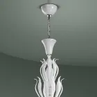 Lampadario da 12 Luci in Vetro di Venezia Realizzato a Mano in Italia - Agustina Viadurini