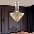 Lampadario in Ferro Dorato con Strass Made in Italy - Kiev