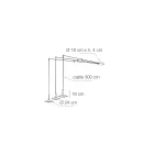 Lampadario in Metallo di Diverse Finiture Made in Italy - Mira Viadurini