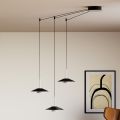 Lampadario in Metallo di Diverse Finiture Made in Italy - Mira