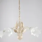 Lampadario in metallo e vetro per illuminare interni raffinati – Sirio Viadurini