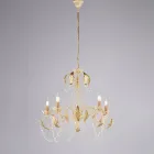 Lampadario in metallo per interni luminosi e accoglienti – Perla Viadurini