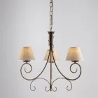 Lampadario in vetro e metallo a 2 luci per ambienti raffinati – Draco Viadurini