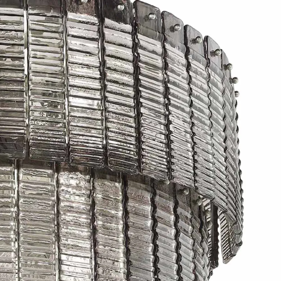 Lampadario Moderno 36 Luci in Vetro Artigianale Lusso Italiano - Valadier Viadurini