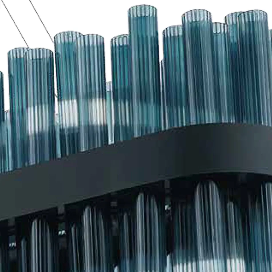 Lampadario Moderno di Lusso in Vetro Soffiato Artigianale Italiano - Maesta Viadurini