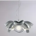 Lampadario shabby chic in metallo bianco per arredare con gusto – Mare Viadurini