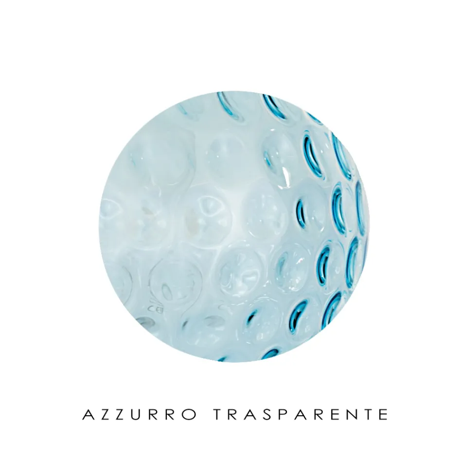 Lampadario Sospeso a Tre Cupole in Vetro Veneziano Made in Italy - Lucilla Viadurini