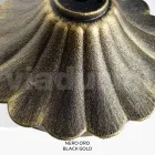 Lampione Alto 212 cm in Acrilico e Alluminio Nero Made in Italy - Trovanero Viadurini