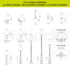 Lampione Alto 230 cm in Acrilico e Alluminio Antracite Made in Italy - Trovaantracite Viadurini