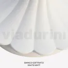 Lampione Alto 230 cm in Acrilico e Alluminio Bianco Made in Italy - Trovabianco Viadurini
