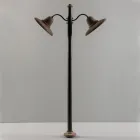 Lampione da Esterno in Alluminio e Galestro Made in Italy - Toscot Spoleto Viadurini