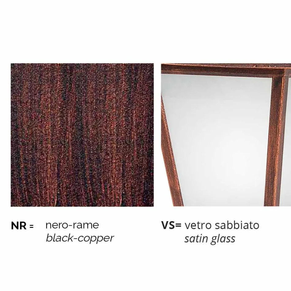 Lampione da giardino classico a tre luci prodotto in Italia, Kristel Viadurini