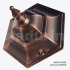 Lampione da Giardino in Vetro Sabbiato e 5 Finiture di Alluminio - Pinako Viadurini