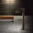 Lampione Esterno in Metallo Marrone Antico 2 Altezze - Saint Tropez by Il Fanale Viadurini