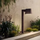 Lampione Esterno in Metallo Marrone Antico 2 Altezze - Saint Tropez by Il Fanale Viadurini