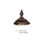 Lampione in Stile Vintage in Alluminio Pressofuso Made in Italy - Leona Viadurini