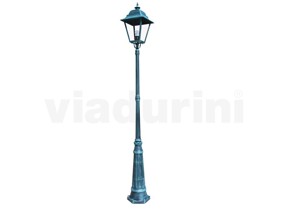 Lampione Vintage da Esterno in Alluminio Realizzato in Italia - Bonaria Viadurini