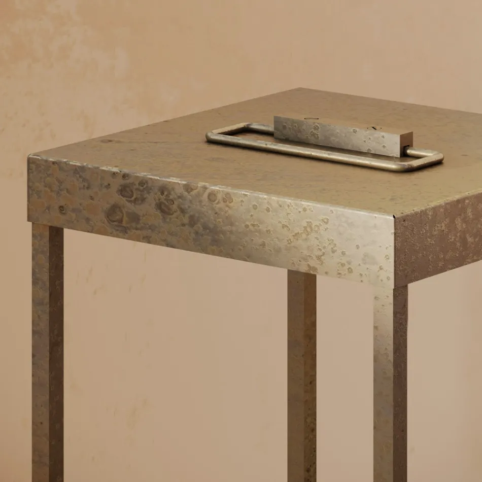 Lanterna da Esterno Realizzata in Ottone Made in Italy - Soleggiato Viadurini