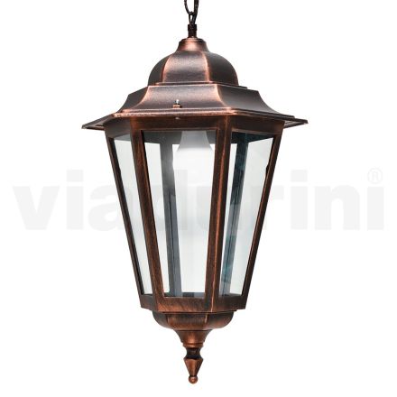 Lanterna per Esterno Stile Vintage in Alluminio Made in Italy - Janira Viadurini