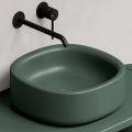Lavabo 40x40 cm da Appoggio in Ceramica di Diversi Colori Made in Italy - Ragazza