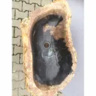 Lavabo a colonna di design in pietra naturale Ley, fatto a mano Viadurini