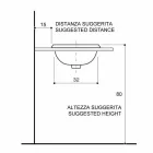 Lavabo a incasso di barocco design in fire clay made in Italy, Otis Viadurini