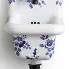 Lavabo a Sospensione in Ceramica a Fantasia Design Moderno 26 cm - Jordan Viadurini