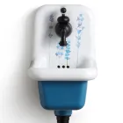 Lavabo a Sospensione in Ceramica a Fantasia Design Moderno 26 cm - Jordan Viadurini