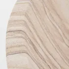 Lavabo Bagno da Appoggio in Pietra Sand Stone Forma Rotonda - Cerasolo Viadurini