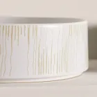 Lavabo d'Appoggio per il Bagno in Grès Porcellanato Made in italy - Busta Viadurini