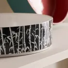 Lavabo d'Appoggio per il Bagno in Grès Porcellanato Made in italy - Busta Viadurini