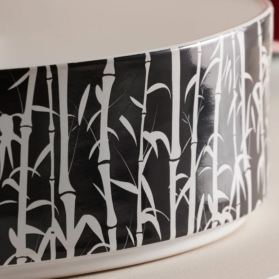 Lavabo d'Appoggio per il Bagno in Grès Porcellanato Made in italy - Busta Viadurini