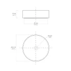 Lavabo d'Appoggio per il Bagno in Grès Porcellanato Made in italy - Busta Viadurini