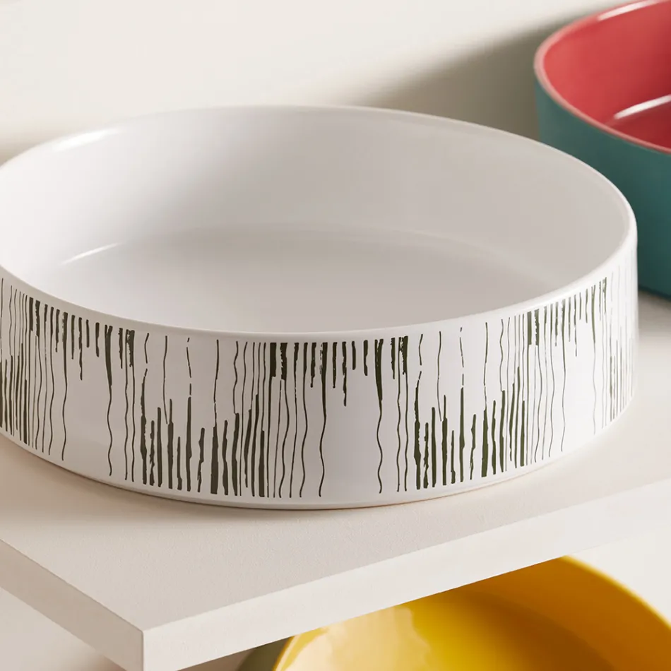 Lavabo d'Appoggio per il Bagno in Grès Porcellanato Made in italy - Busta Viadurini