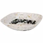 Lavabo da appoggio con inserti in conchiglie Bea, pezzo unico Viadurini