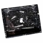 Lavabo da appoggio di design in marmo Ozzy, pezzo unico Viadurini