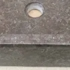 Lavabo da appoggio di design pezzo unico Jeff, in pietra naturale Viadurini