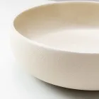 Lavabo da Appoggio in Argilla Raku Chiara o Scura Tornito a Mano - Prisma Viadurini