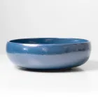 Lavabo da Appoggio in Argilla Raku e Lustro Metallico Craquele’ - Prisma Viadurini