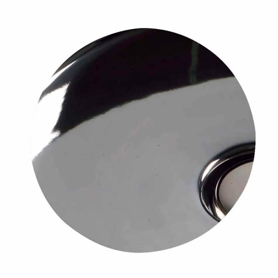 Lavabo da appoggio in ceramica design moderno Star Square 40x40 cm Viadurini