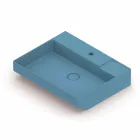 Lavabo da appoggio in ceramica di design fatto in Italia, Viviano Viadurini